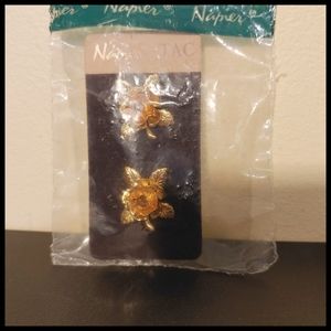 Vintage NWT Napier Scatter Tac Rose Pins
